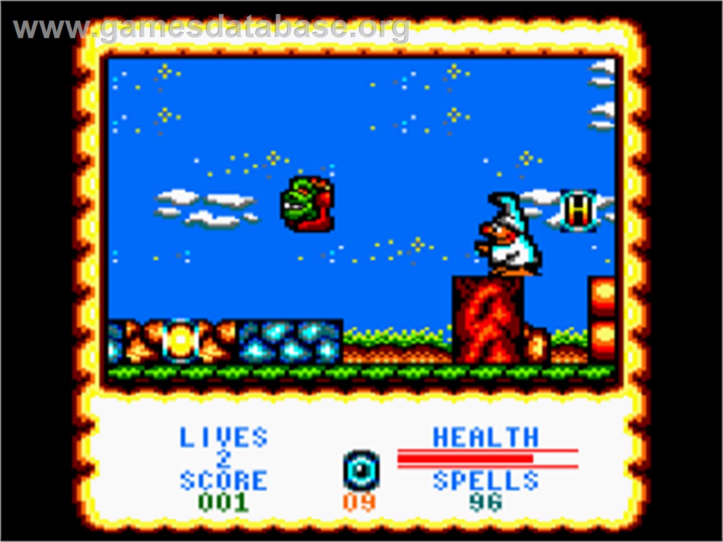 Wizard Willy - Amstrad CPC - Artwork - In Game