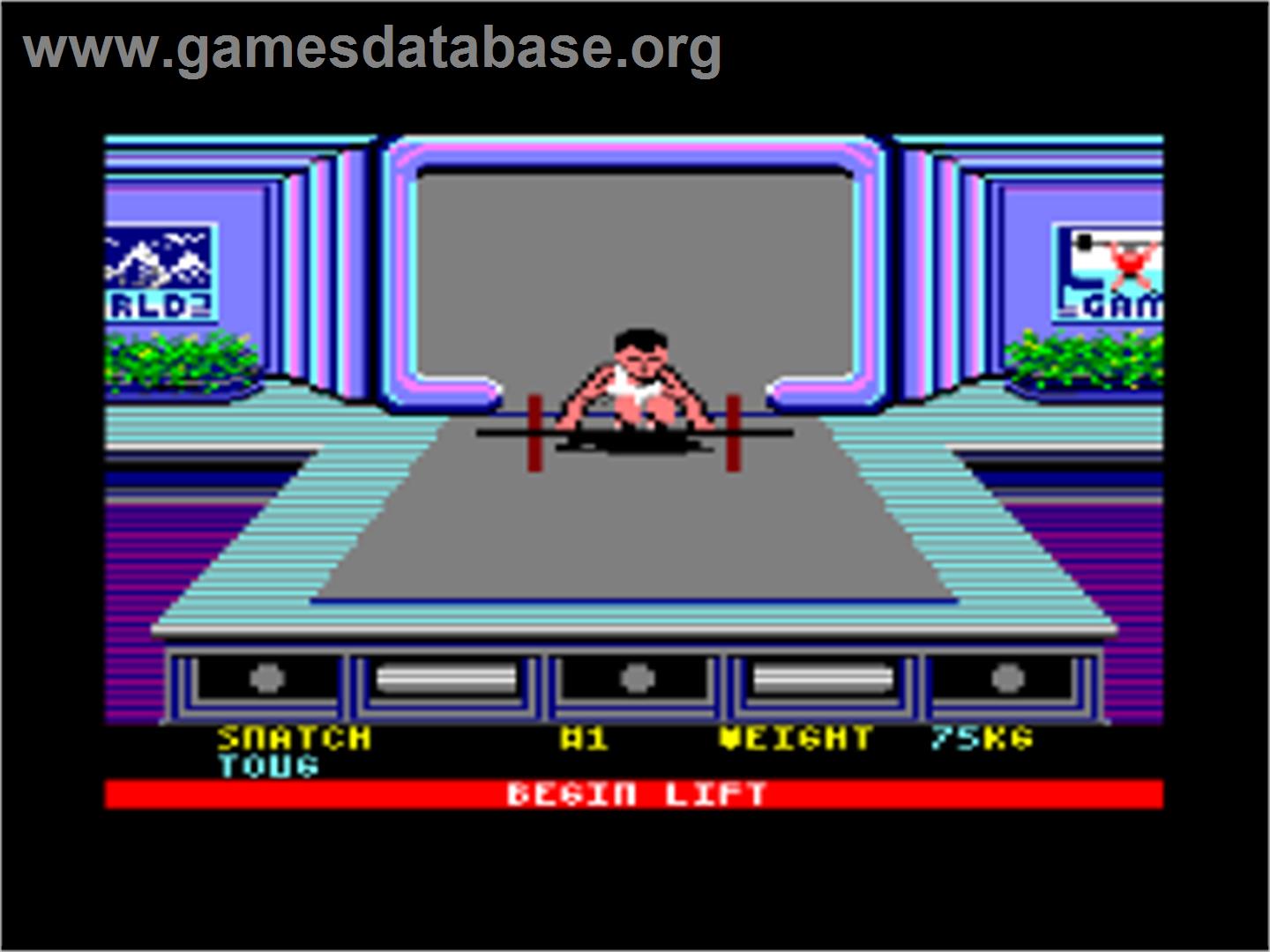World Games - Amstrad CPC - Artwork - In Game