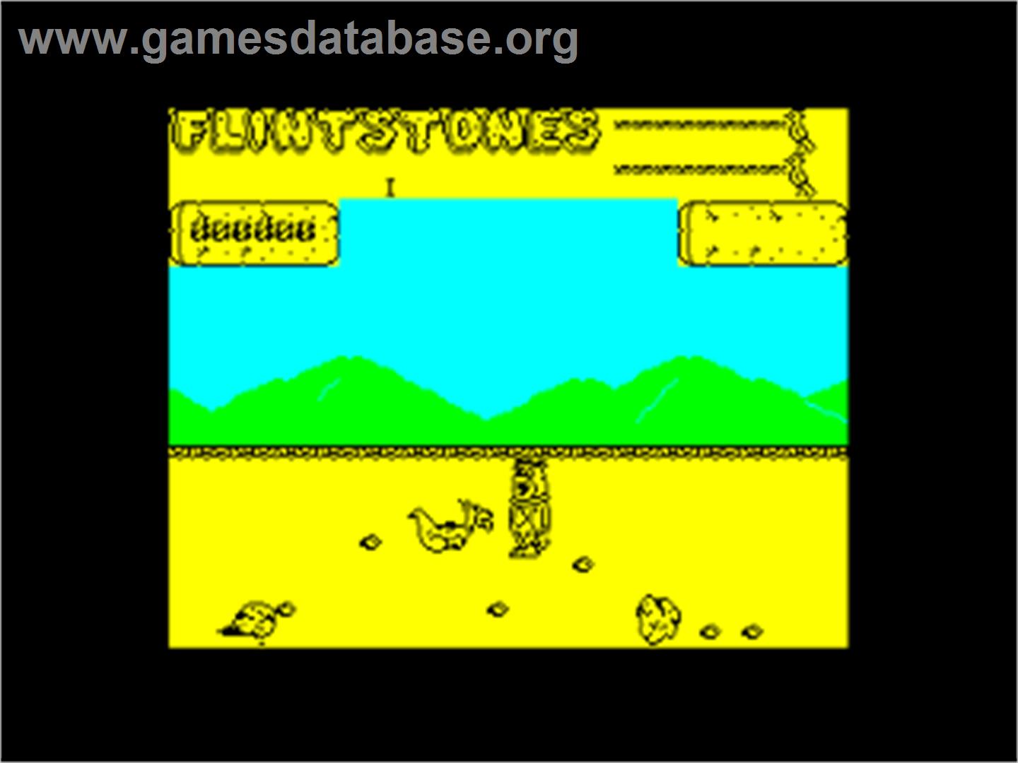 Yabba Dabba Doo! - Amstrad CPC - Artwork - In Game