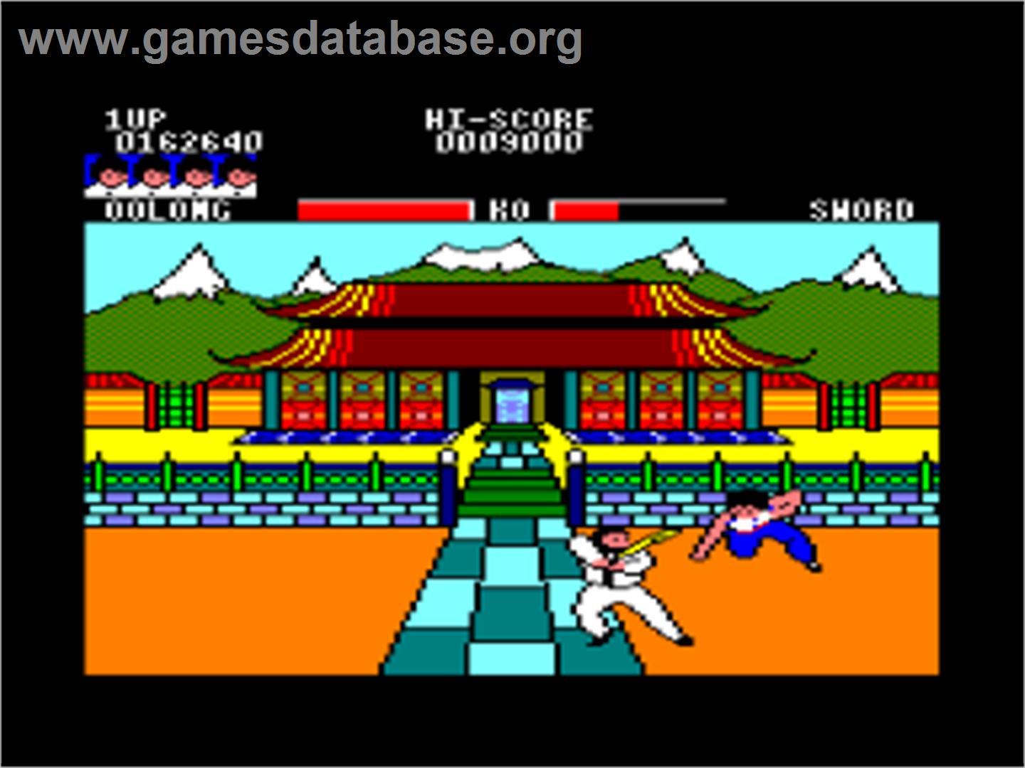 Yie Ar Kung-Fu - Amstrad CPC - Artwork - In Game