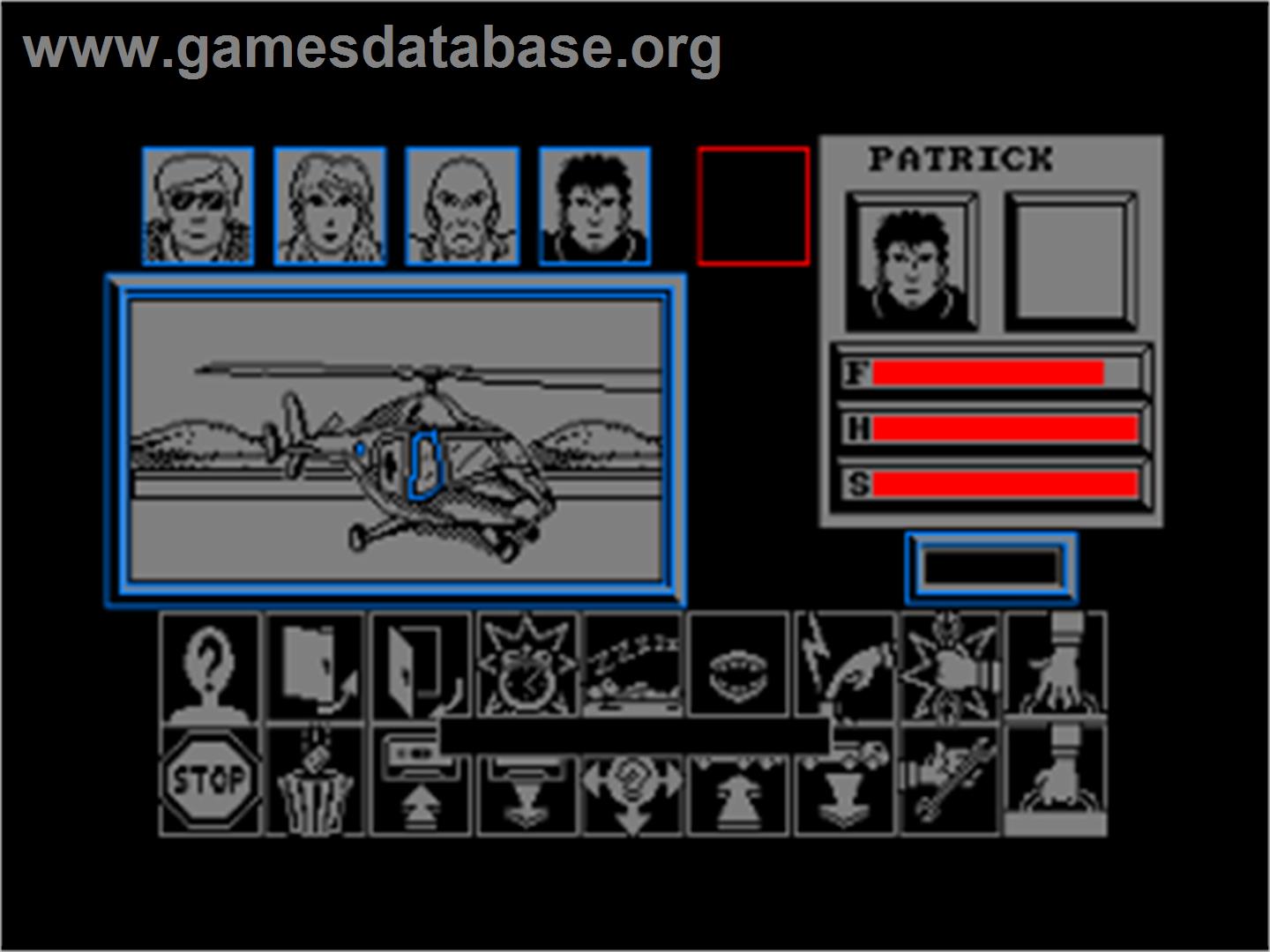 Zombi - Amstrad CPC - Artwork - In Game
