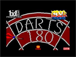 Title screen of 180 on the Amstrad CPC.
