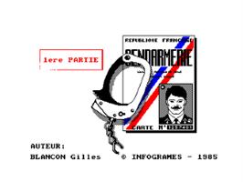 Title screen of Affaire Vera Cruz, L' on the Amstrad CPC.