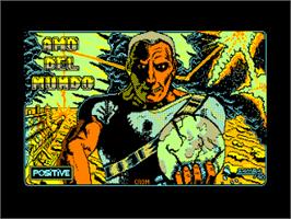 Title screen of Amo Del Mundo on the Amstrad CPC.