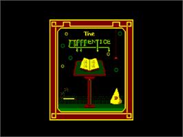 Title screen of Apprentice, The on the Amstrad CPC.
