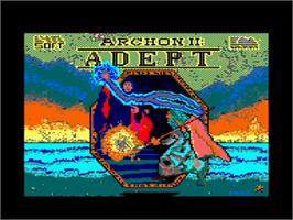 Title screen of Archon 2: Adept on the Amstrad CPC.