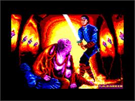 Title screen of Aventura Original on the Amstrad CPC.