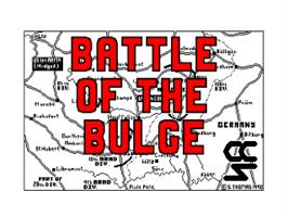 Title screen of Battle Of The Bulge on the Amstrad CPC.