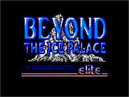 Title screen of Beyond the Ice Palace on the Amstrad CPC.