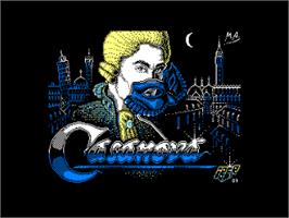 Title screen of Casanova on the Amstrad CPC.