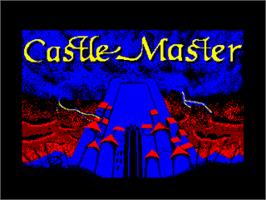 Title screen of Castle Master on the Amstrad CPC.