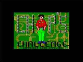 Title screen of Chip's Challenge on the Amstrad CPC.