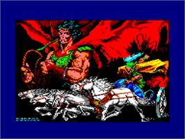 Title screen of Coliseum on the Amstrad CPC.