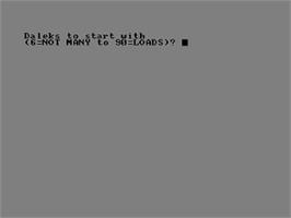 Title screen of Daleks on the Amstrad CPC.