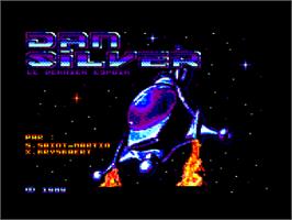 Title screen of Dan Silver - Le Dernier Espoir on the Amstrad CPC.
