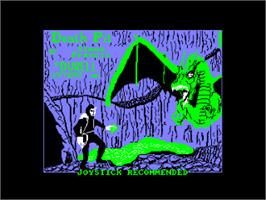 Title screen of Death Pit on the Amstrad CPC.