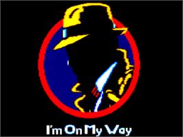Title screen of Dick Tracy on the Amstrad CPC.