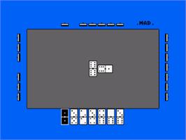 Title screen of Domino on the Amstrad CPC.