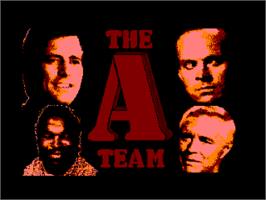 Title screen of Equipo A, El on the Amstrad CPC.