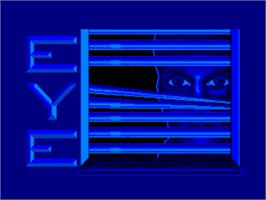 Title screen of Eye on the Amstrad CPC.