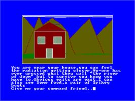 Title screen of Fallout on the Amstrad CPC.