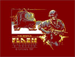 Title screen of Flash on the Amstrad CPC.