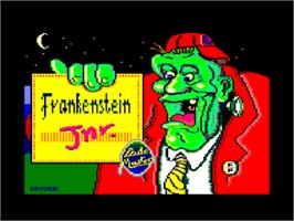 Title screen of Frankenstein Jnr. on the Amstrad CPC.