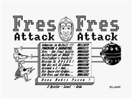 Title screen of Fres Attack on the Amstrad CPC.