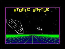 Title screen of G-Loc Air Battle on the Amstrad CPC.