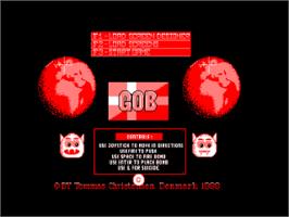 Title screen of Gob on the Amstrad CPC.