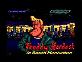 Title screen of Guardian Angel on the Amstrad CPC.