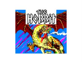 Title screen of Hobbit, The on the Amstrad CPC.