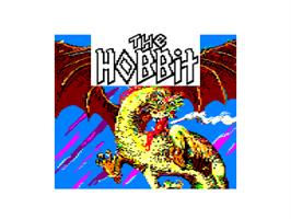 Title screen of Hobbit on the Amstrad CPC.