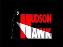 Title screen of Hudson Hawk on the Amstrad CPC.