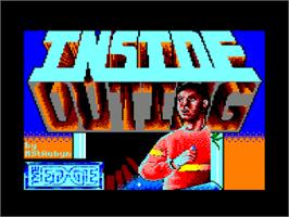 Title screen of Inside Outing on the Amstrad CPC.