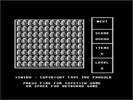 Title screen of Ishido on the Amstrad CPC.