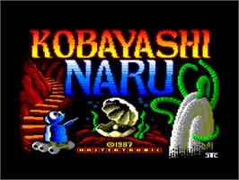 Title screen of Kobyashi Naru on the Amstrad CPC.