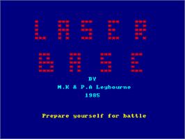 Title screen of Leader Board on the Amstrad CPC.