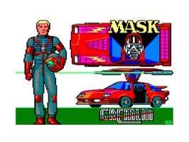 Title screen of MASK on the Amstrad CPC.