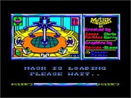 Title screen of MASK 2 on the Amstrad CPC.