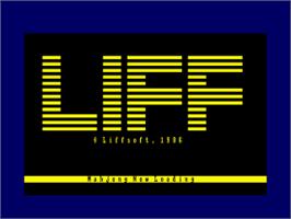 Title screen of Mahjong on the Amstrad CPC.