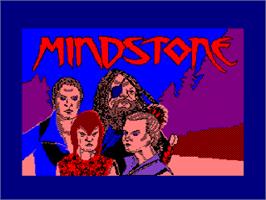 Title screen of Mindstone on the Amstrad CPC.