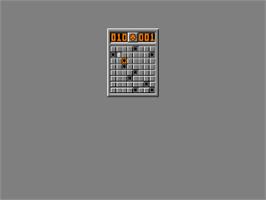 Title screen of Minesweeper on the Amstrad CPC.