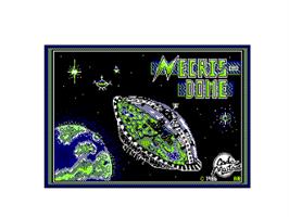 Title screen of Necris Dome on the Amstrad CPC.