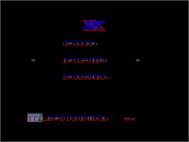 Title screen of Oberon 69 on the Amstrad CPC.