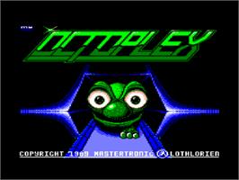 Title screen of Octoplex on the Amstrad CPC.