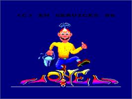 Title screen of One on the Amstrad CPC.