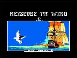 Title screen of Passengers On The Wind 2 on the Amstrad CPC.