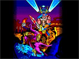 Title screen of Power Magic on the Amstrad CPC.