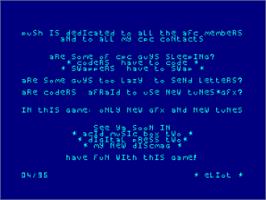 Title screen of Push on the Amstrad CPC.